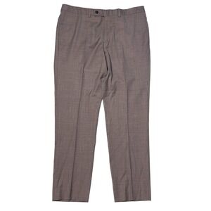 Loro Piana Ohio Dress Pants Mens 38x32 Brown Wool Trousers